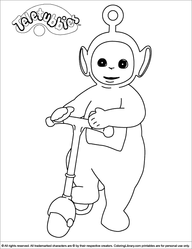 Página para colorir: Teletubbies (desenhos animados) #49858 - Páginas para Colorir Imprimíveis Gratuitamente