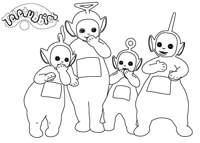 Página para colorir: Teletubbies (desenhos animados) #49859 - Páginas para Colorir Imprimíveis Gratuitamente