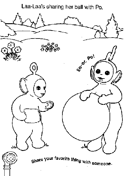 Página para colorir: Teletubbies (desenhos animados) #49873 - Páginas para Colorir Imprimíveis Gratuitamente