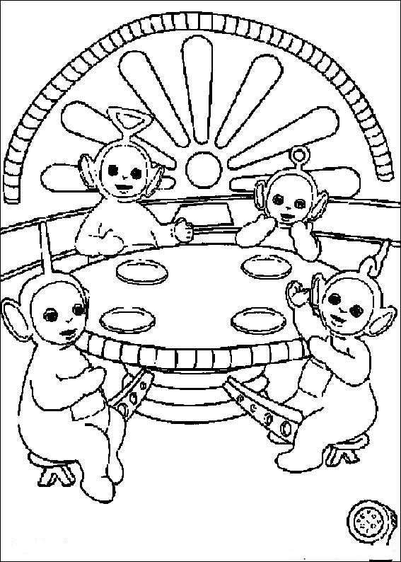 Página para colorir: Teletubbies (desenhos animados) #49897 - Páginas para Colorir Imprimíveis Gratuitamente