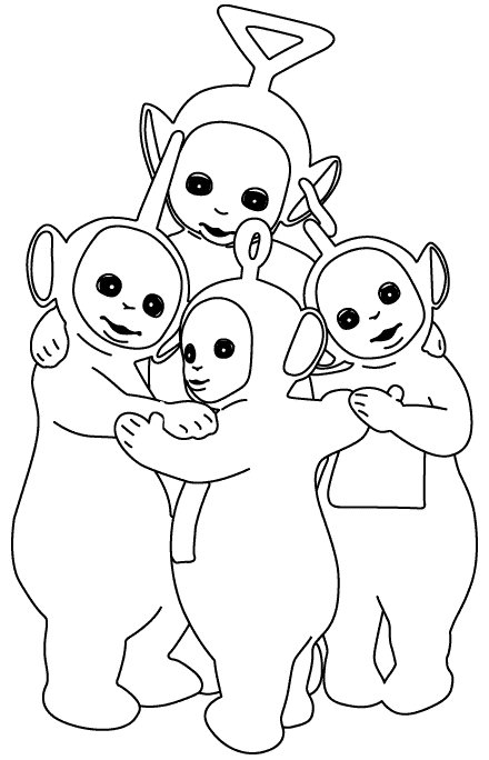 Página para colorir: Teletubbies (desenhos animados) #49905 - Páginas para Colorir Imprimíveis Gratuitamente