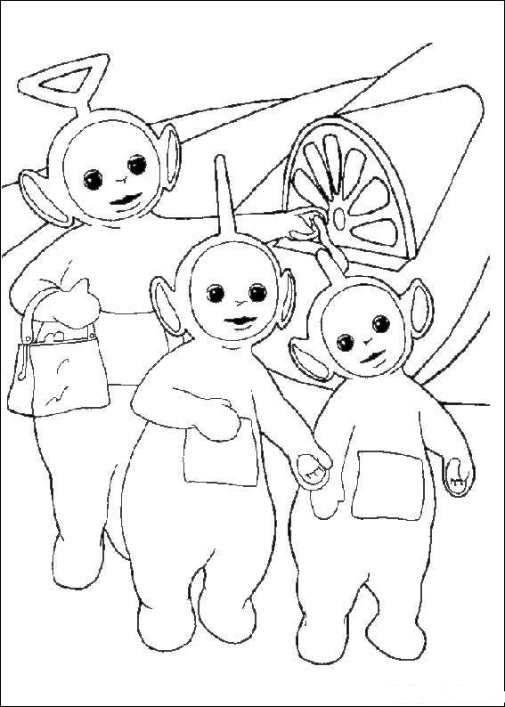 Página para colorir: Teletubbies (desenhos animados) #49917 - Páginas para Colorir Imprimíveis Gratuitamente