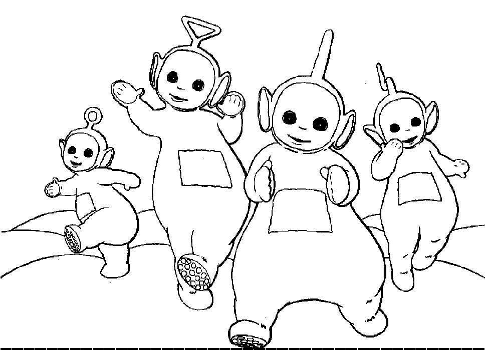 Página para colorir: Teletubbies (desenhos animados) #49929 - Páginas para Colorir Imprimíveis Gratuitamente