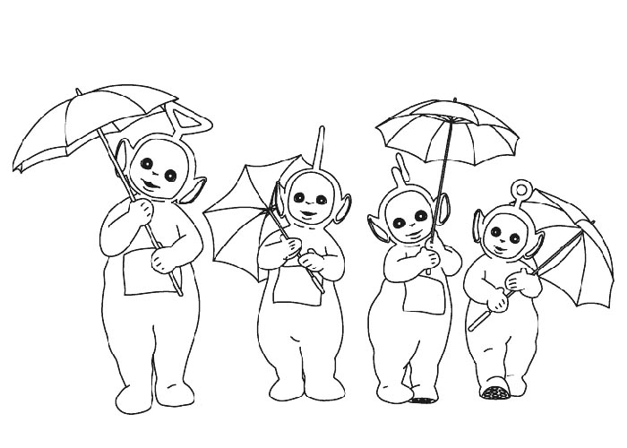 Página para colorir: Teletubbies (desenhos animados) #49937 - Páginas para Colorir Imprimíveis Gratuitamente