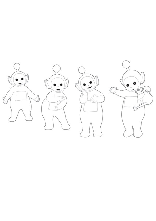 Página para colorir: Teletubbies (desenhos animados) #49948 - Páginas para Colorir Imprimíveis Gratuitamente