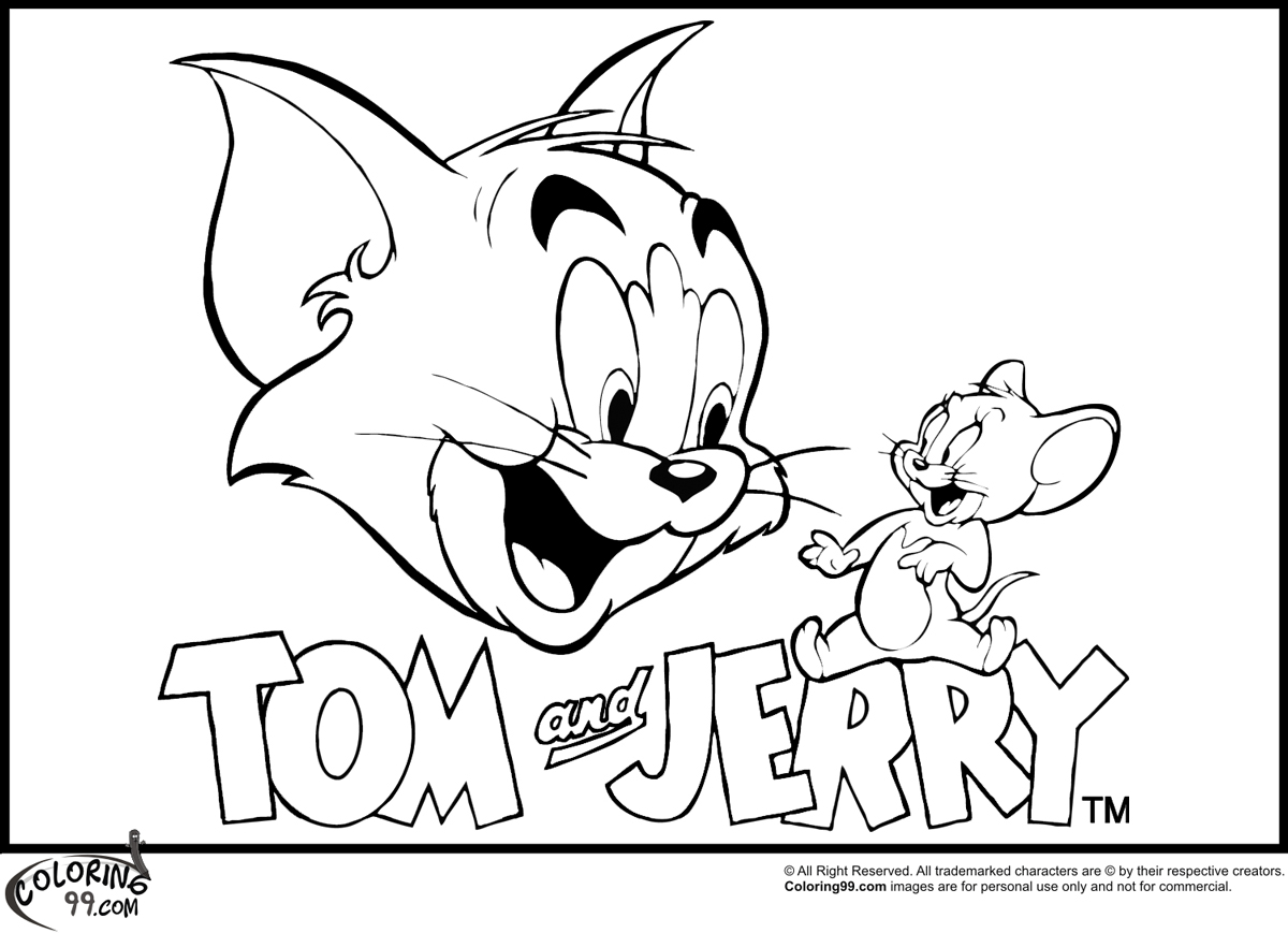 Página para colorir: tom e Jerry (desenhos animados) #24180 - Páginas para Colorir Imprimíveis Gratuitamente