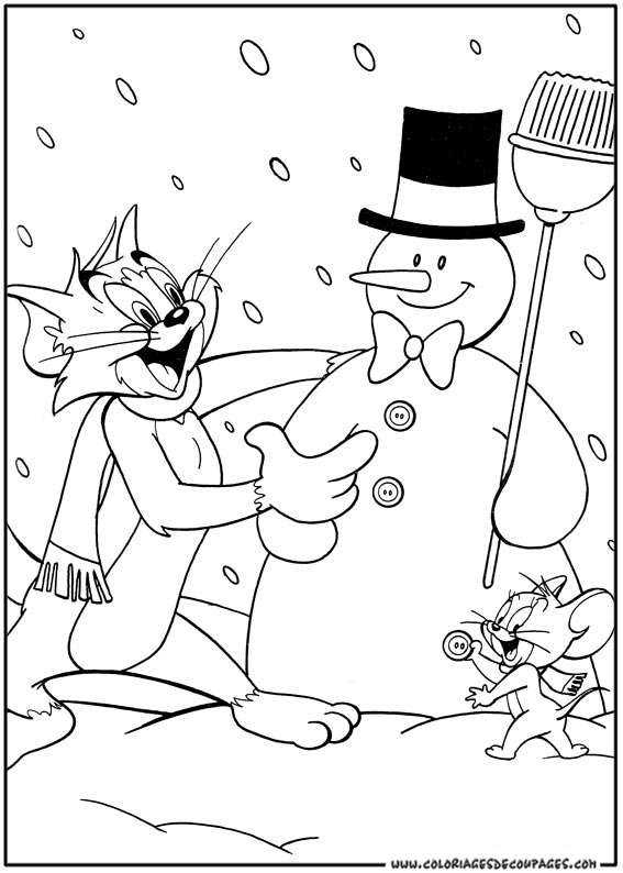 Página para colorir: tom e Jerry (desenhos animados) #24198 - Páginas para Colorir Imprimíveis Gratuitamente
