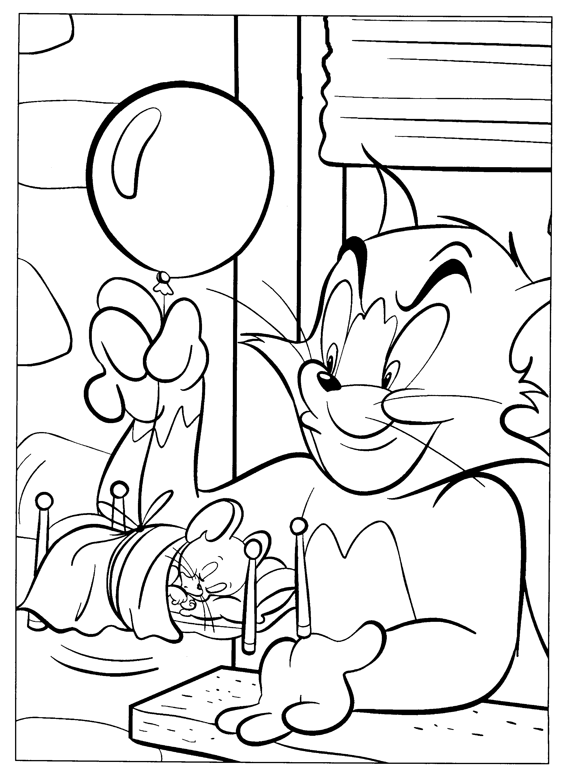 Página para colorir: tom e Jerry (desenhos animados) #24207 - Páginas para Colorir Imprimíveis Gratuitamente