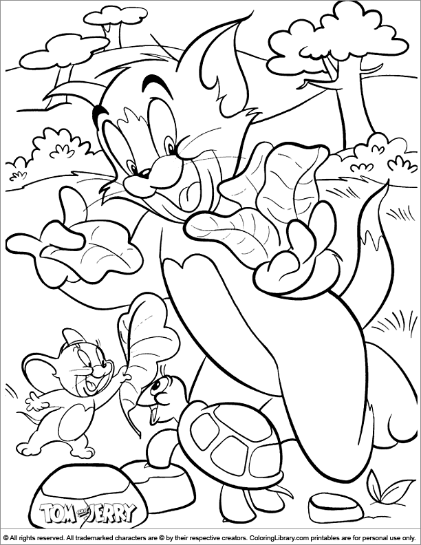 Página para colorir: tom e Jerry (desenhos animados) #24209 - Páginas para Colorir Imprimíveis Gratuitamente