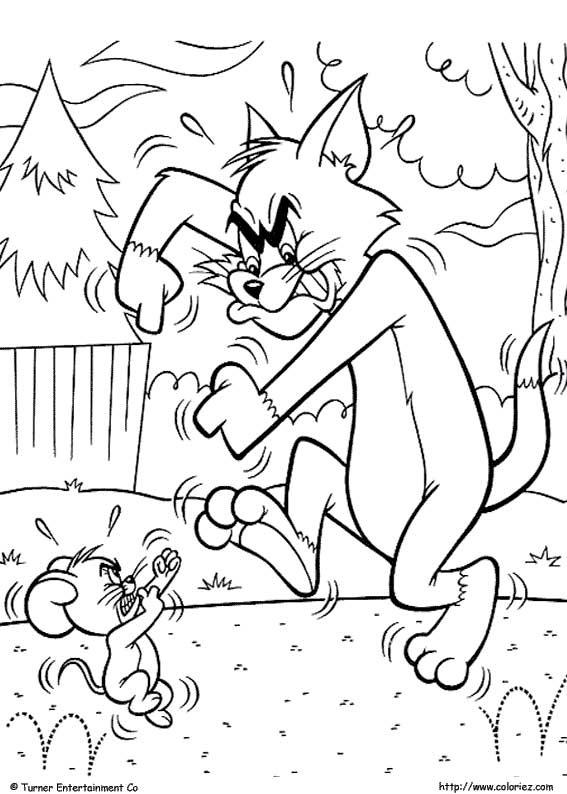 Página para colorir: tom e Jerry (desenhos animados) #24213 - Páginas para Colorir Imprimíveis Gratuitamente