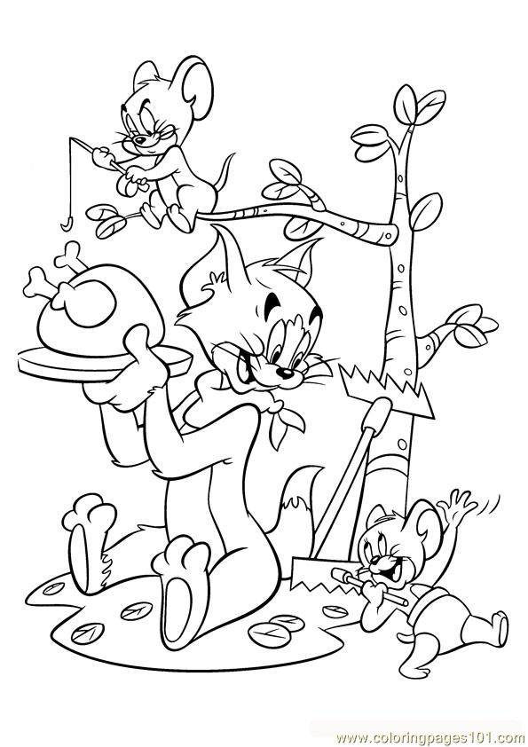 Página para colorir: tom e Jerry (desenhos animados) #24242 - Páginas para Colorir Imprimíveis Gratuitamente