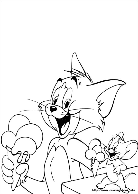 Página para colorir: tom e Jerry (desenhos animados) #24263 - Páginas para Colorir Imprimíveis Gratuitamente