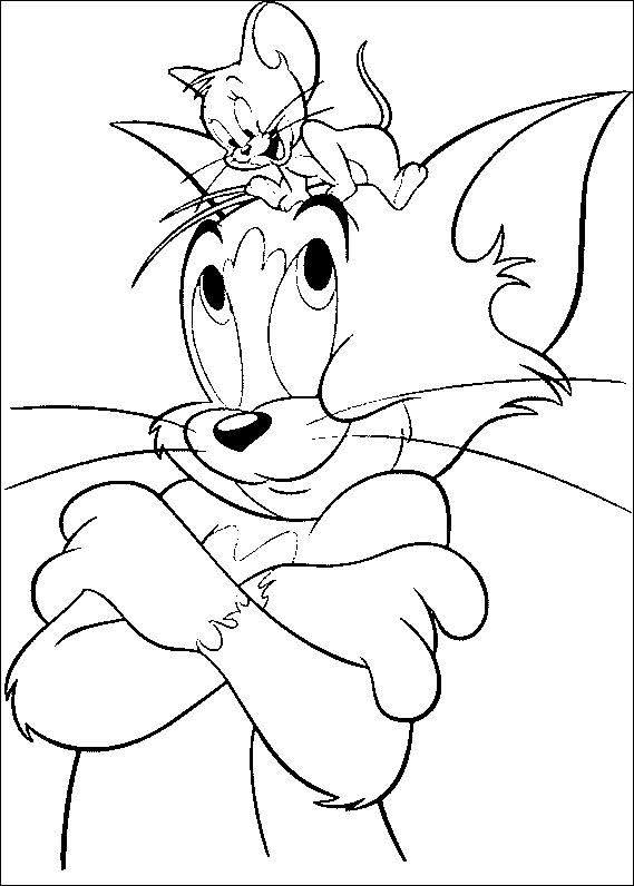 Página para colorir: tom e Jerry (desenhos animados) #24275 - Páginas para Colorir Imprimíveis Gratuitamente