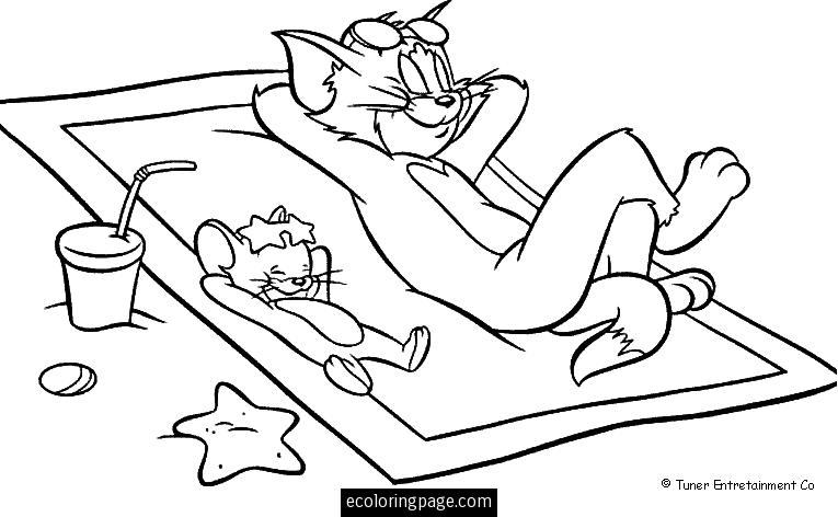 Página para colorir: tom e Jerry (desenhos animados) #24287 - Páginas para Colorir Imprimíveis Gratuitamente