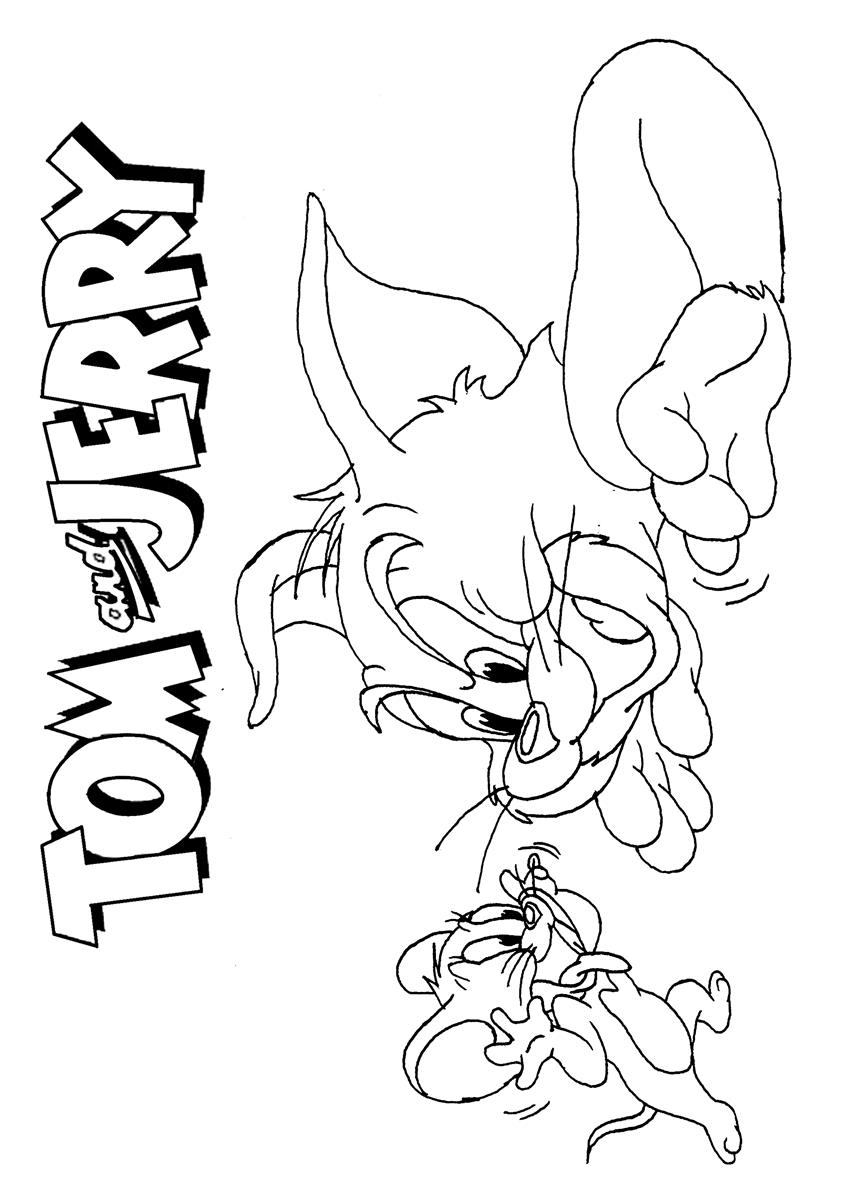 Página para colorir: tom e Jerry (desenhos animados) #24319 - Páginas para Colorir Imprimíveis Gratuitamente