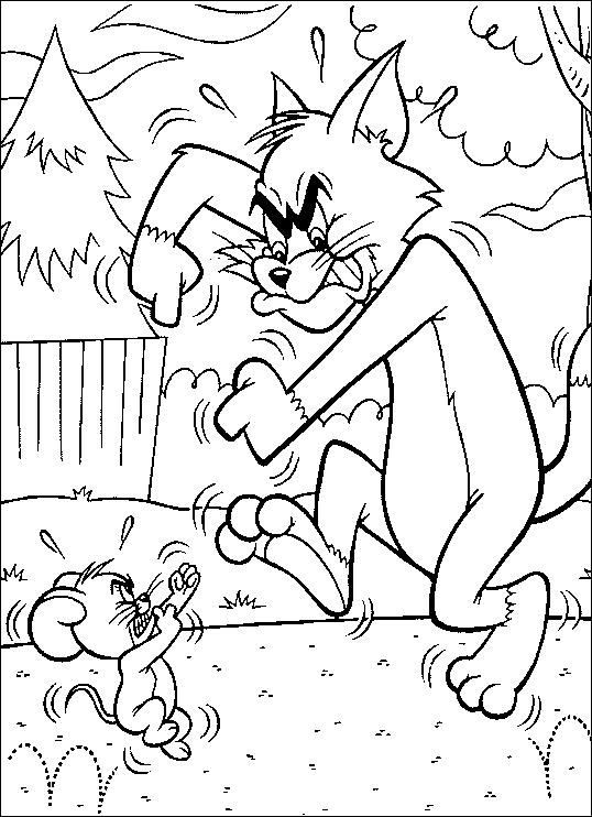 Página para colorir: tom e Jerry (desenhos animados) #24320 - Páginas para Colorir Imprimíveis Gratuitamente