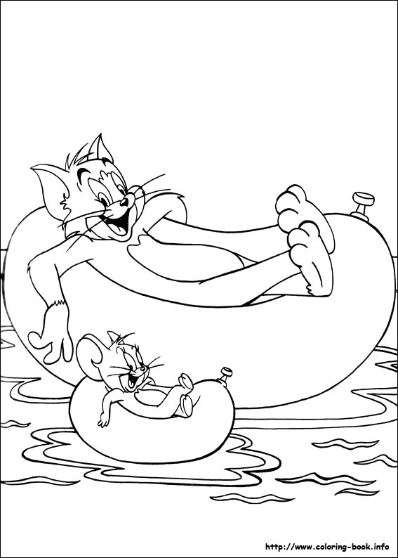 Página para colorir: tom e Jerry (desenhos animados) #24332 - Páginas para Colorir Imprimíveis Gratuitamente