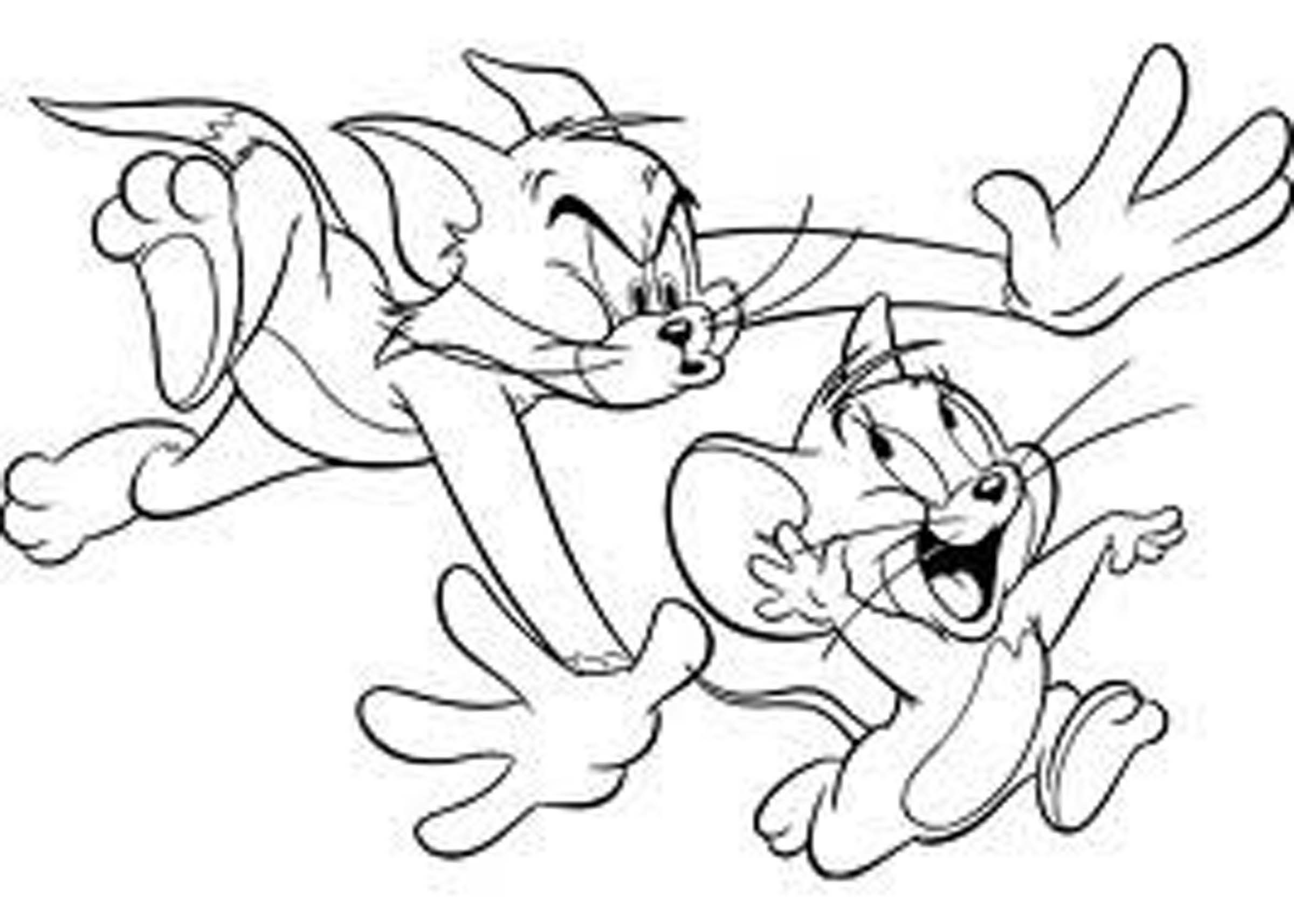 Página para colorir: tom e Jerry (desenhos animados) #24334 - Páginas para Colorir Imprimíveis Gratuitamente