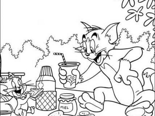 Página para colorir: tom e Jerry (desenhos animados) #24337 - Páginas para Colorir Imprimíveis Gratuitamente