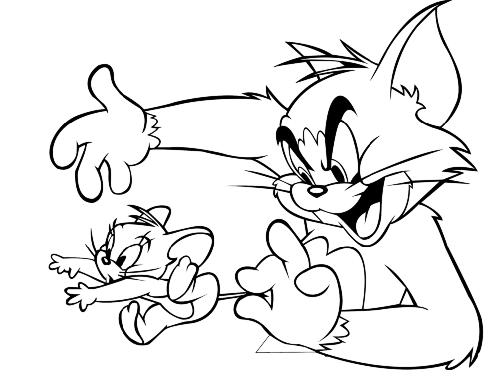 Página para colorir: tom e Jerry (desenhos animados) #24369 - Páginas para Colorir Imprimíveis Gratuitamente