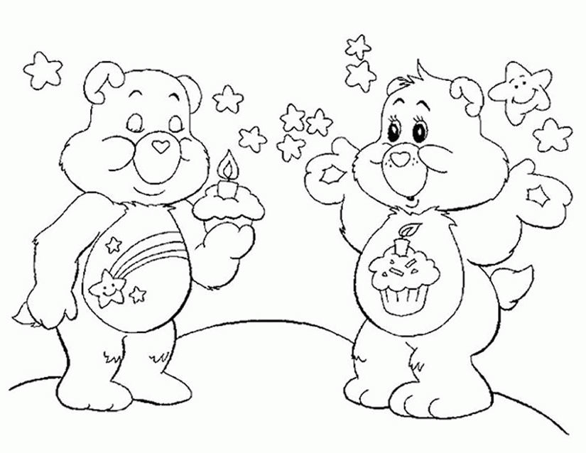 Página para colorir: Ursinhos Carinhosos / Ursinhos Carinhosos (desenhos animados) #37143 - Páginas para Colorir Imprimíveis Gratuitamente