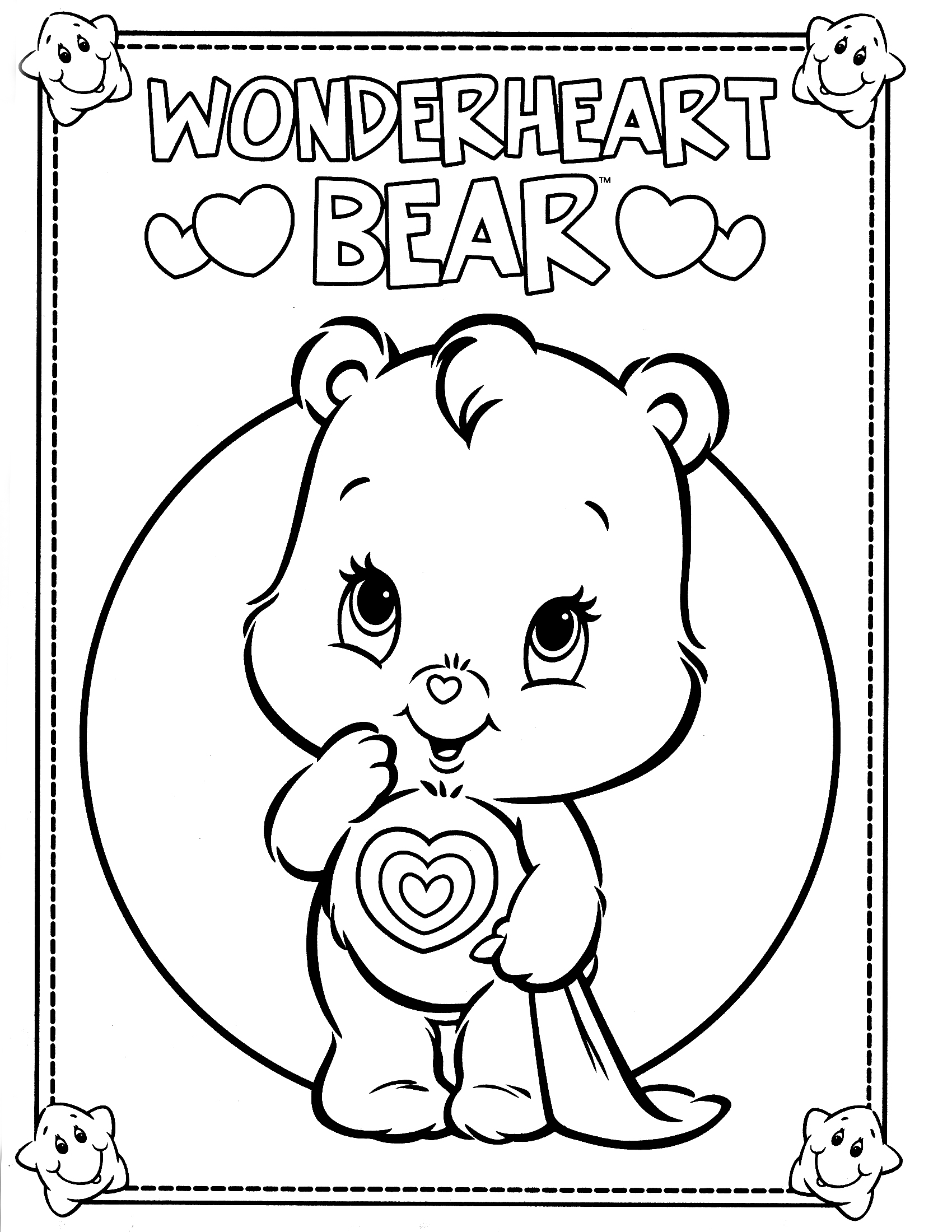 Página para colorir: Ursinhos Carinhosos / Ursinhos Carinhosos (desenhos animados) #37145 - Páginas para Colorir Imprimíveis Gratuitamente