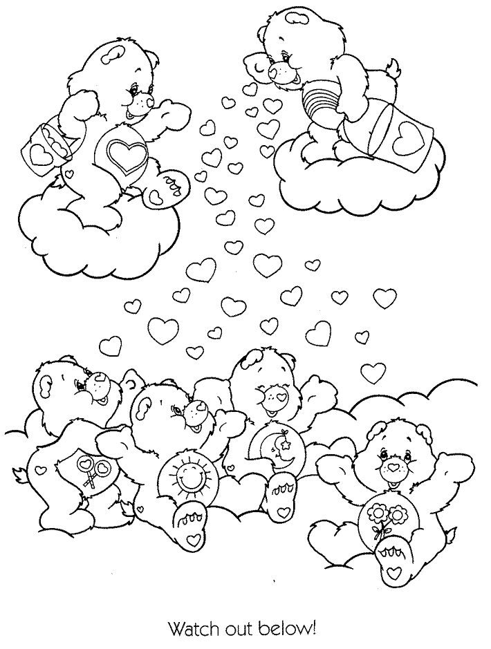 Página para colorir: Ursinhos Carinhosos / Ursinhos Carinhosos (desenhos animados) #37152 - Páginas para Colorir Imprimíveis Gratuitamente