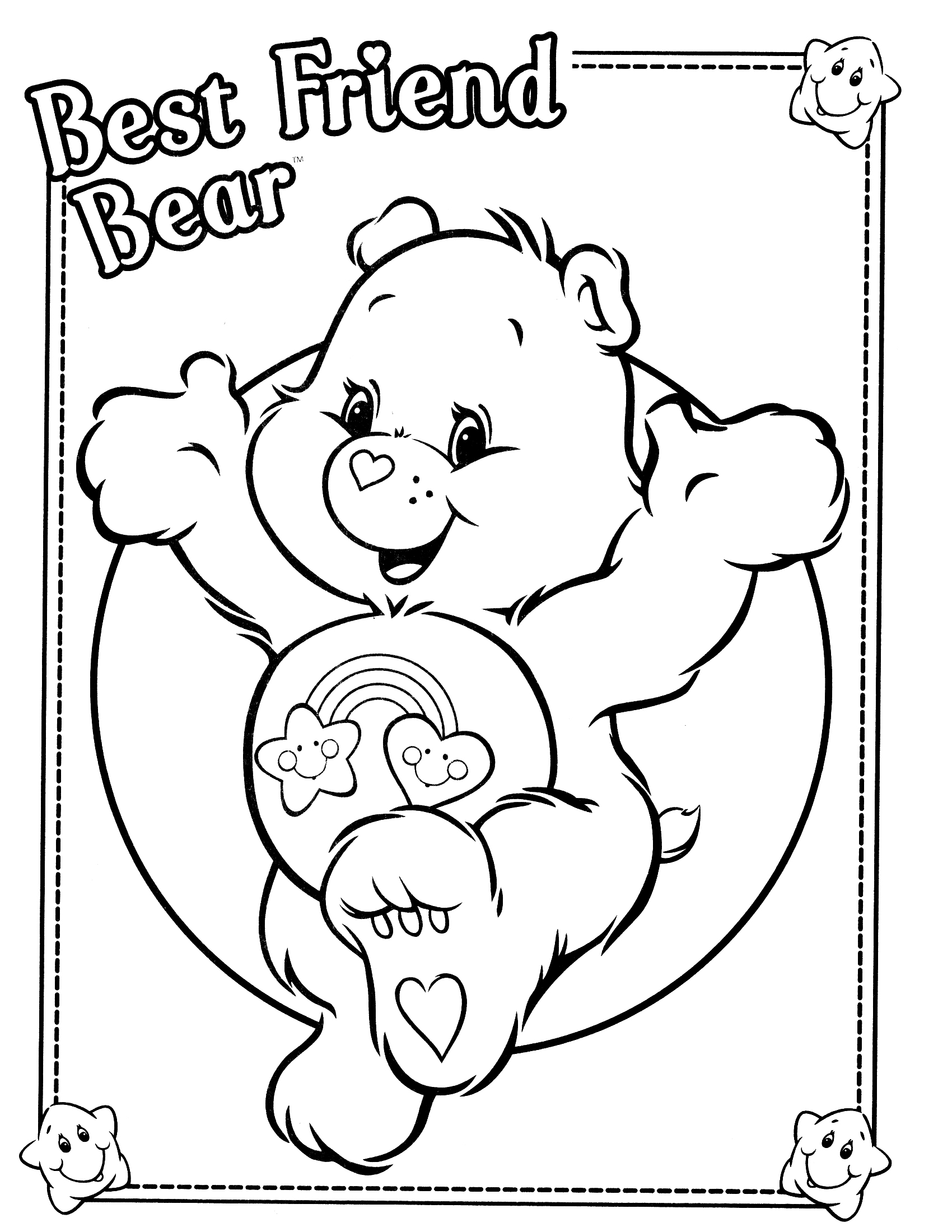 Página para colorir: Ursinhos Carinhosos / Ursinhos Carinhosos (desenhos animados) #37171 - Páginas para Colorir Imprimíveis Gratuitamente