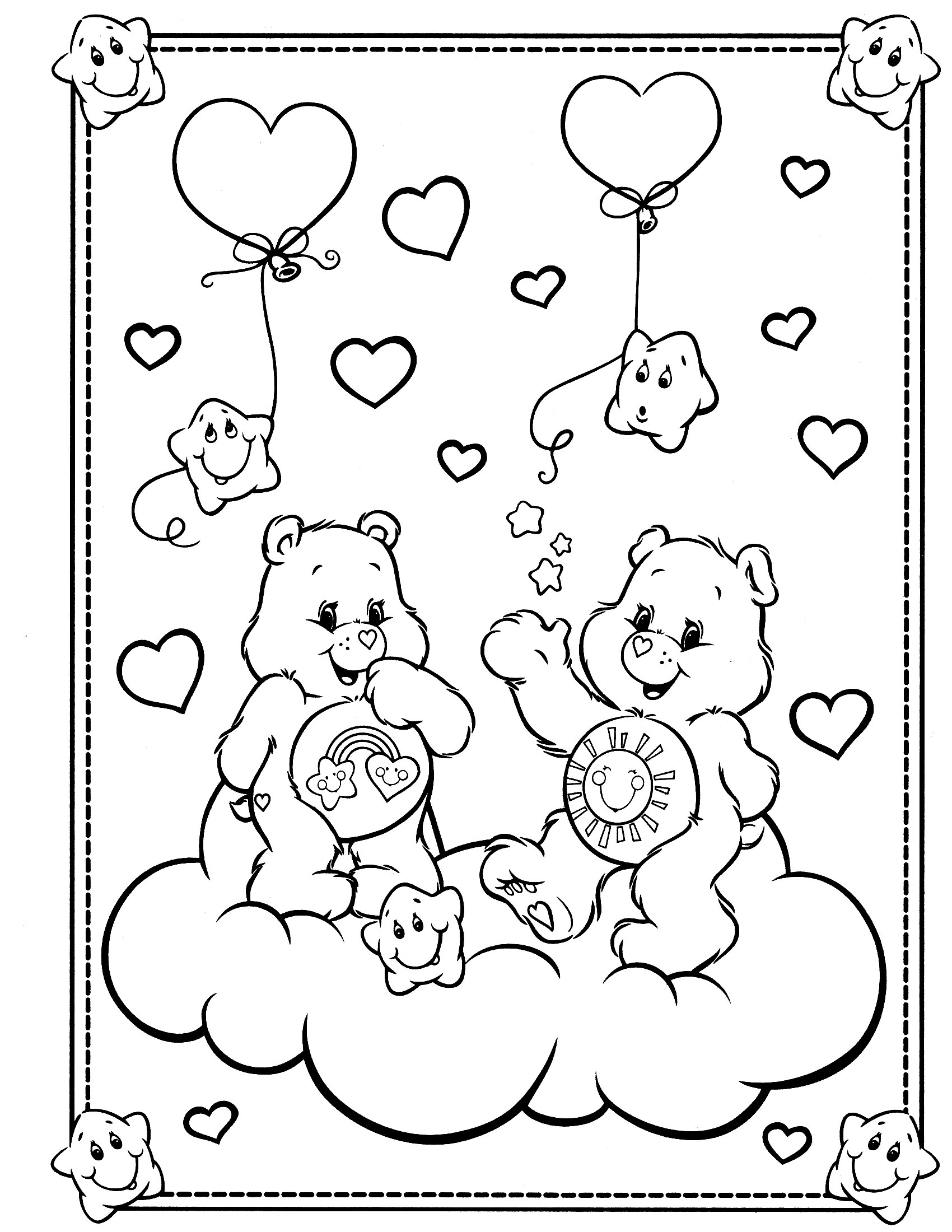 Página para colorir: Ursinhos Carinhosos / Ursinhos Carinhosos (desenhos animados) #37182 - Páginas para Colorir Imprimíveis Gratuitamente