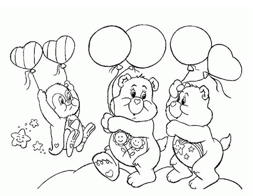 Página para colorir: Ursinhos Carinhosos / Ursinhos Carinhosos (desenhos animados) #37195 - Páginas para Colorir Imprimíveis Gratuitamente