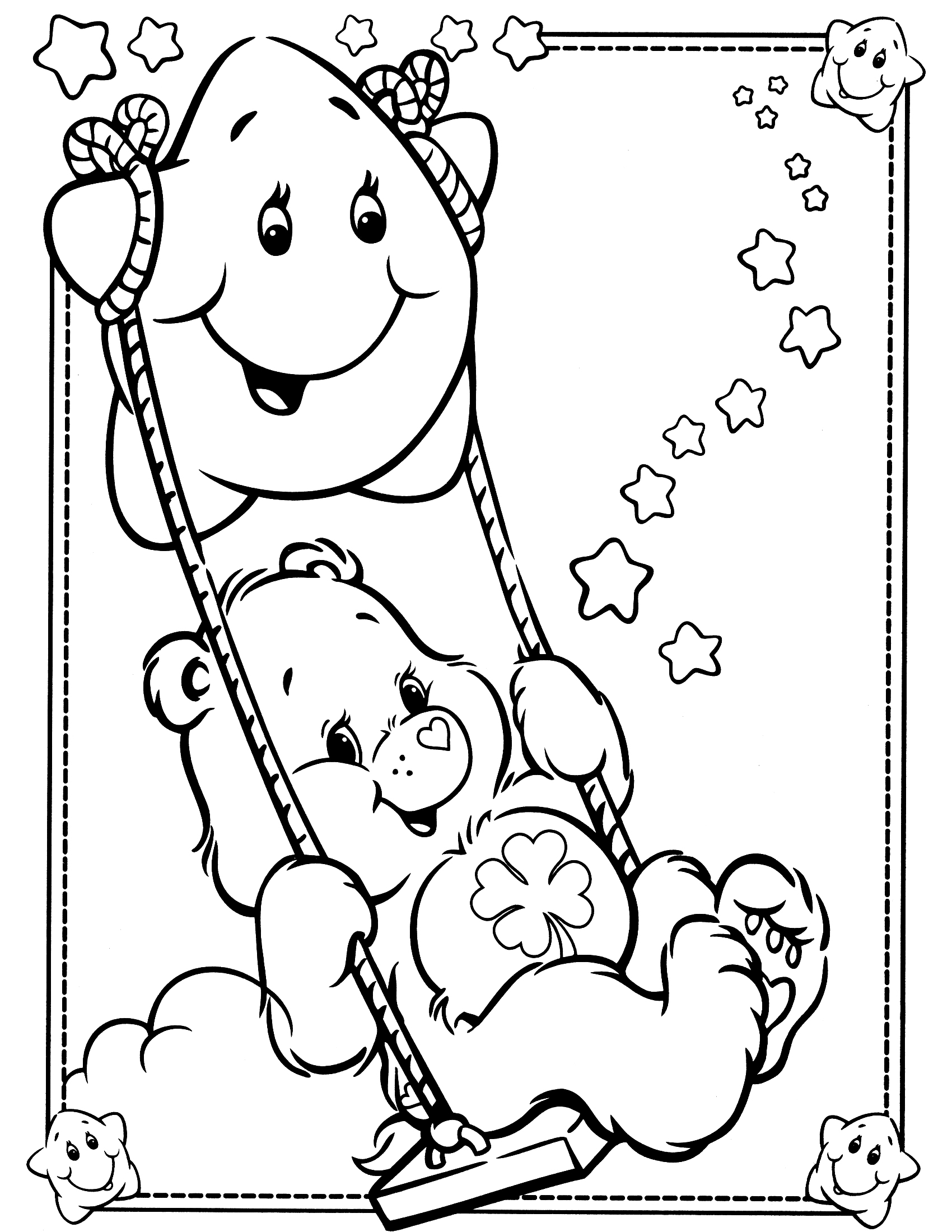 Página para colorir: Ursinhos Carinhosos / Ursinhos Carinhosos (desenhos animados) #37196 - Páginas para Colorir Imprimíveis Gratuitamente