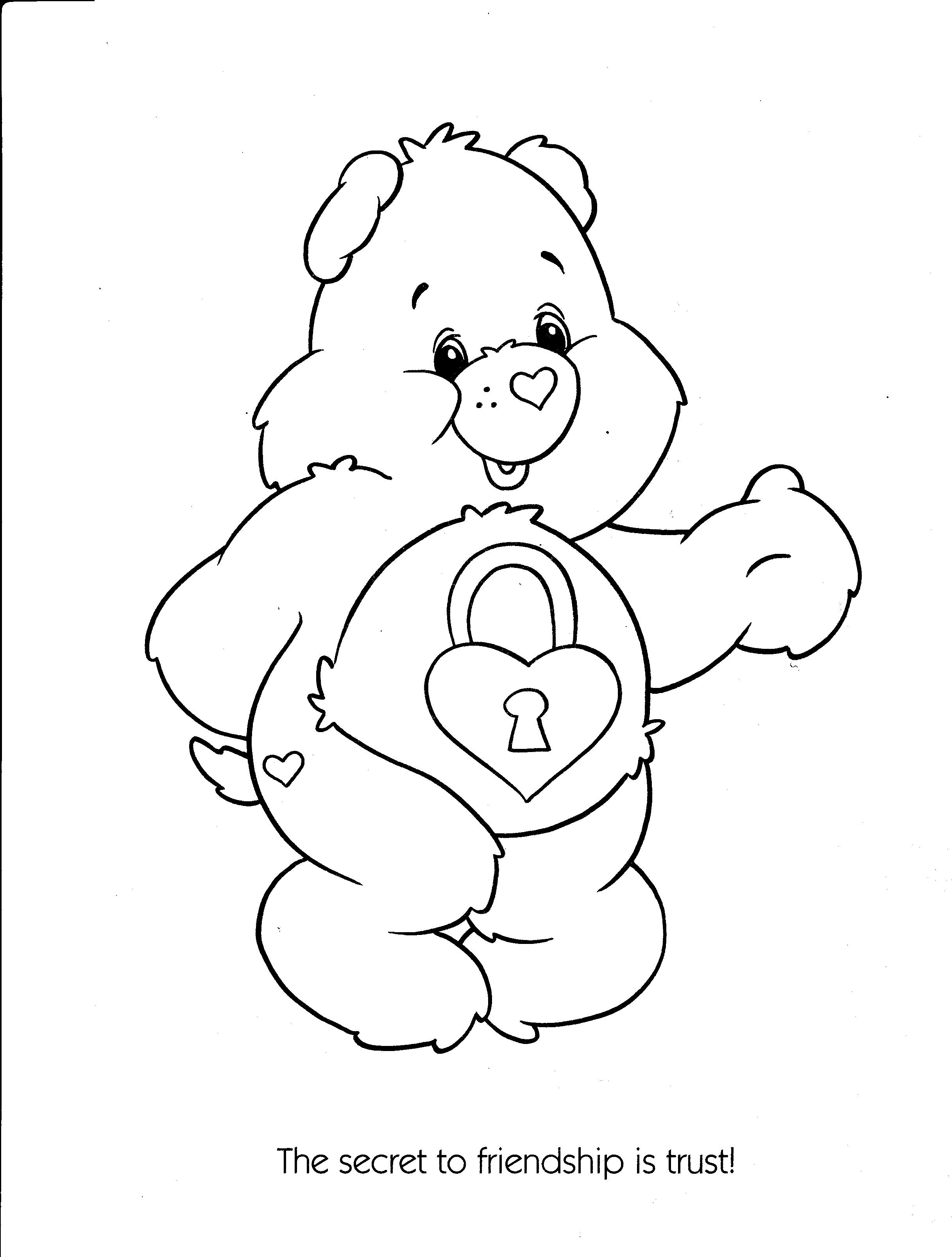 Página para colorir: Ursinhos Carinhosos / Ursinhos Carinhosos (desenhos animados) #37209 - Páginas para Colorir Imprimíveis Gratuitamente