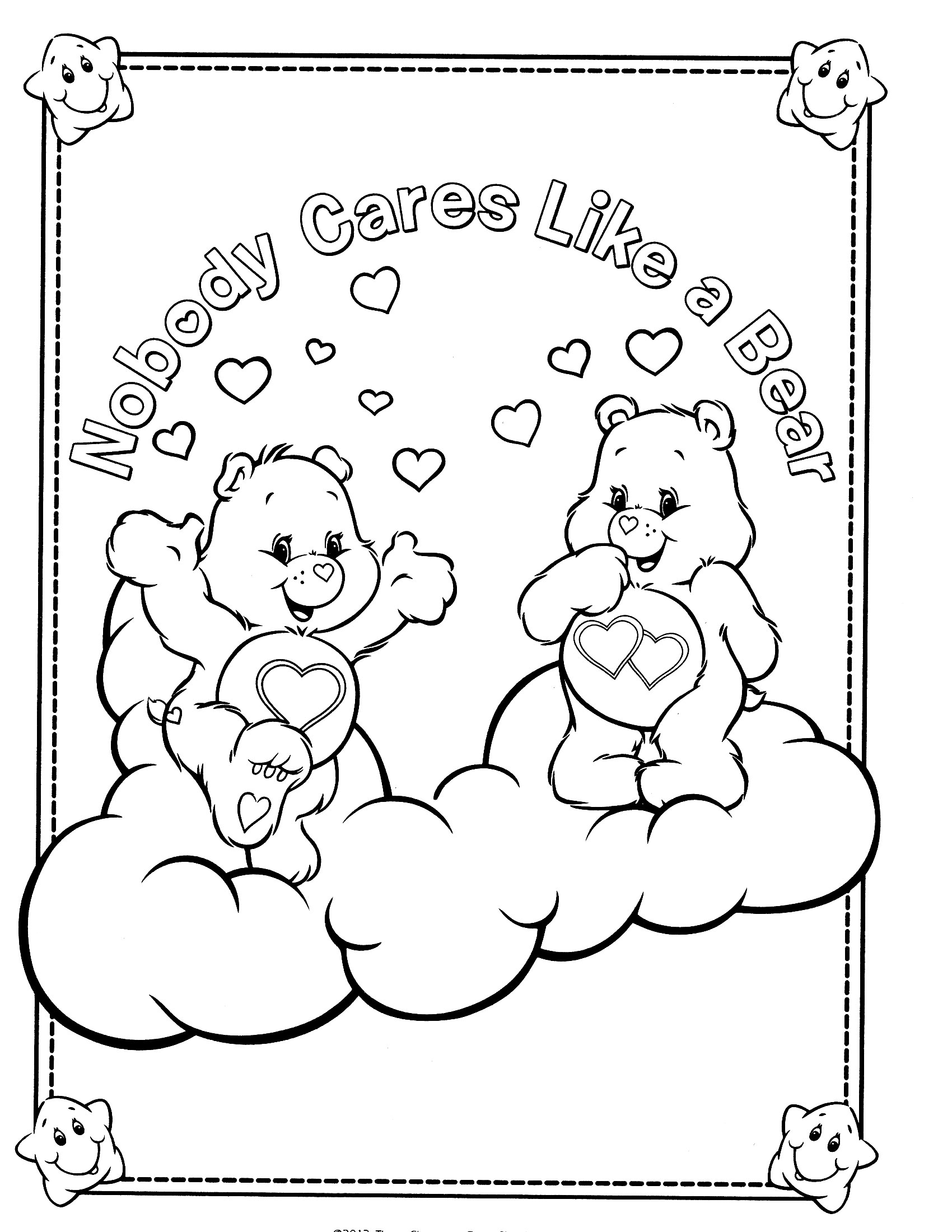 Página para colorir: Ursinhos Carinhosos / Ursinhos Carinhosos (desenhos animados) #37223 - Páginas para Colorir Imprimíveis Gratuitamente