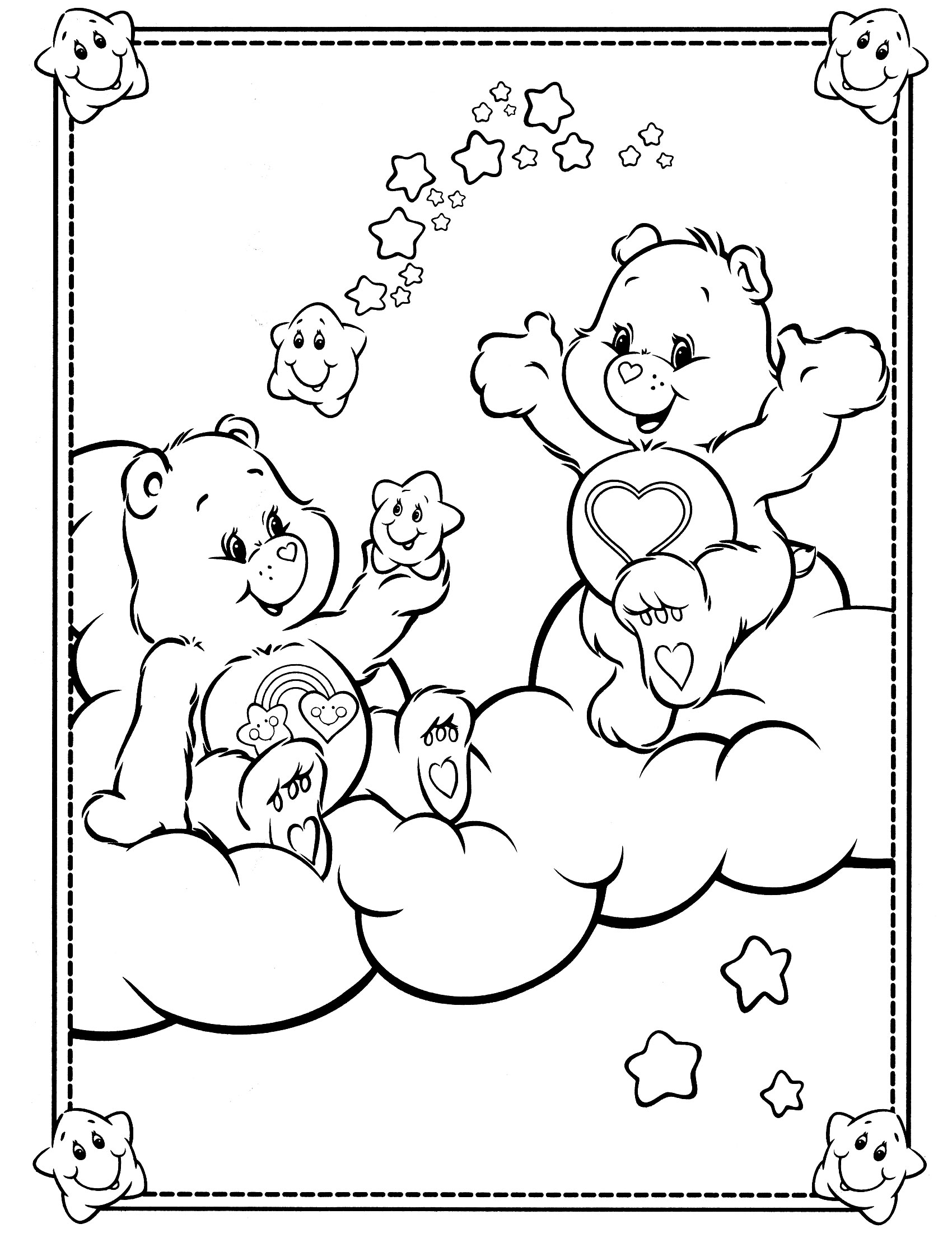Página para colorir: Ursinhos Carinhosos / Ursinhos Carinhosos (desenhos animados) #37237 - Páginas para Colorir Imprimíveis Gratuitamente