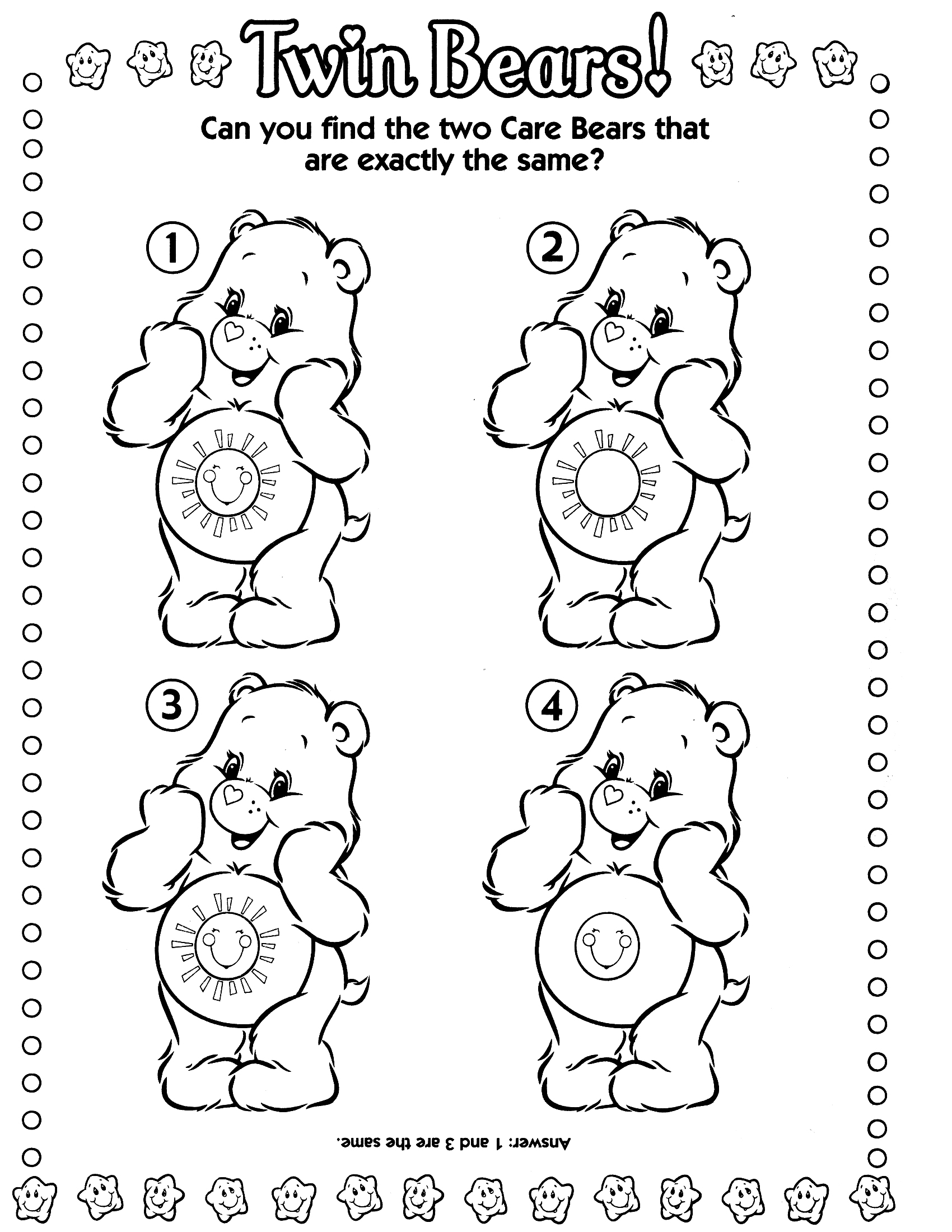 Página para colorir: Ursinhos Carinhosos / Ursinhos Carinhosos (desenhos animados) #37303 - Páginas para Colorir Imprimíveis Gratuitamente