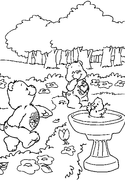 Página para colorir: Ursinhos Carinhosos / Ursinhos Carinhosos (desenhos animados) #37533 - Páginas para Colorir Imprimíveis Gratuitamente