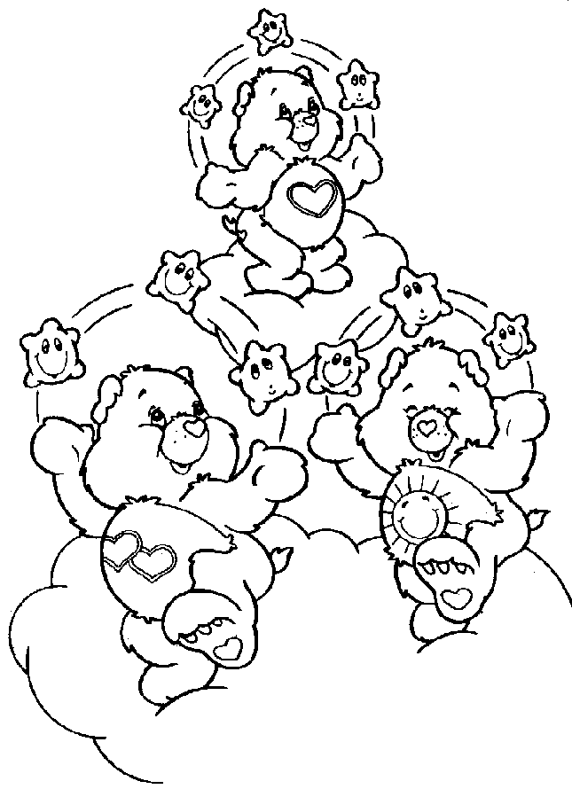 Página para colorir: Ursinhos Carinhosos / Ursinhos Carinhosos (desenhos animados) #37557 - Páginas para Colorir Imprimíveis Gratuitamente