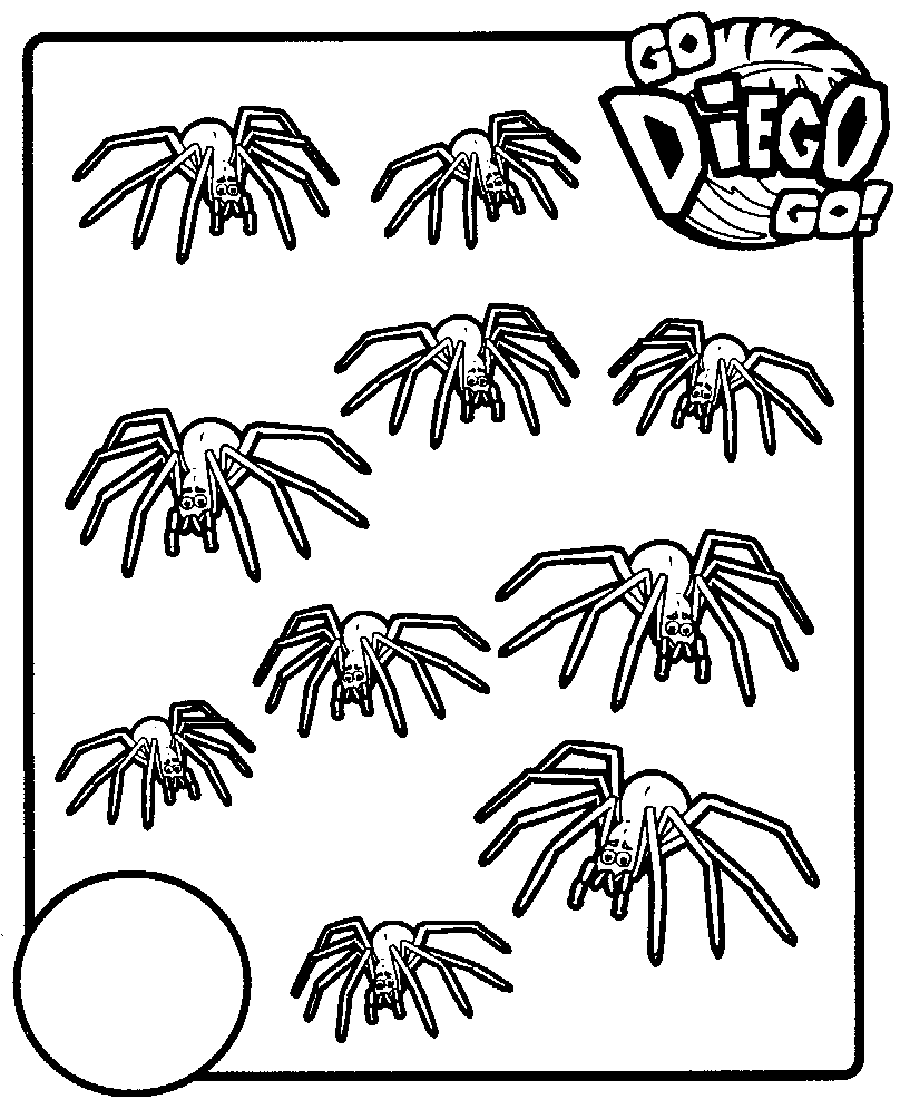 Página para colorir: Vai Diego! (desenhos animados) #48524 - Páginas para Colorir Imprimíveis Gratuitamente