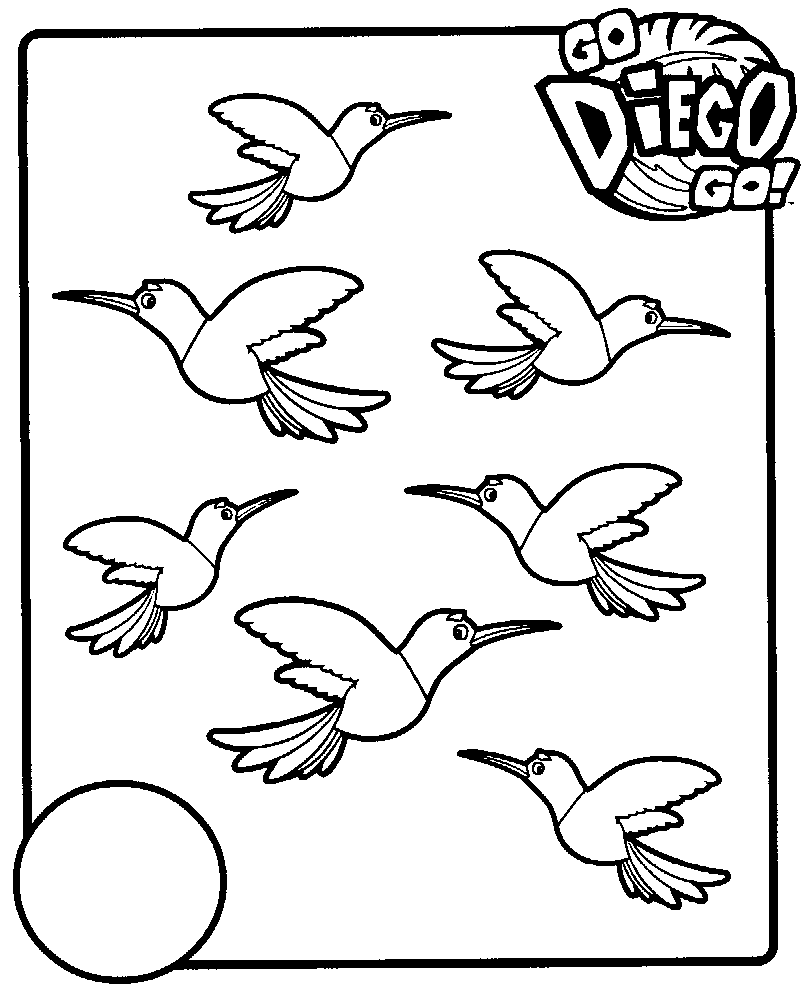 Página para colorir: Vai Diego! (desenhos animados) #48538 - Páginas para Colorir Imprimíveis Gratuitamente