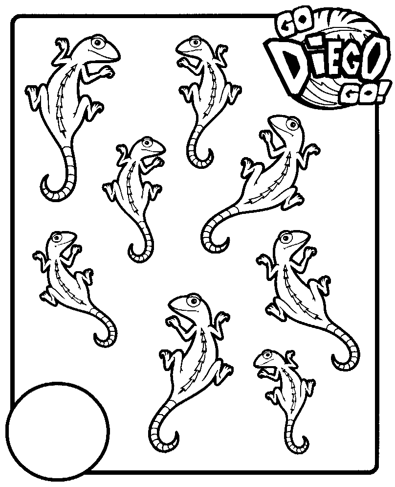 Página para colorir: Vai Diego! (desenhos animados) #48540 - Páginas para Colorir Imprimíveis Gratuitamente