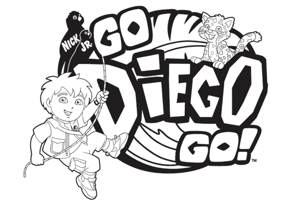 Página para colorir: Vai Diego! (desenhos animados) #48570 - Páginas para Colorir Imprimíveis Gratuitamente