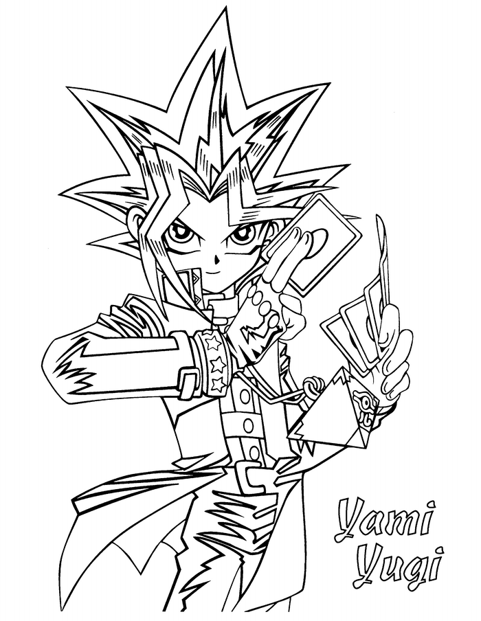 Página para colorir: Yu Gi Oh! (desenhos animados) #52980 - Páginas para Colorir Imprimíveis Gratuitamente