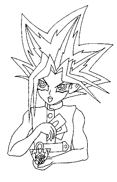 Página para colorir: Yu Gi Oh! (desenhos animados) #53050 - Páginas para Colorir Imprimíveis Gratuitamente