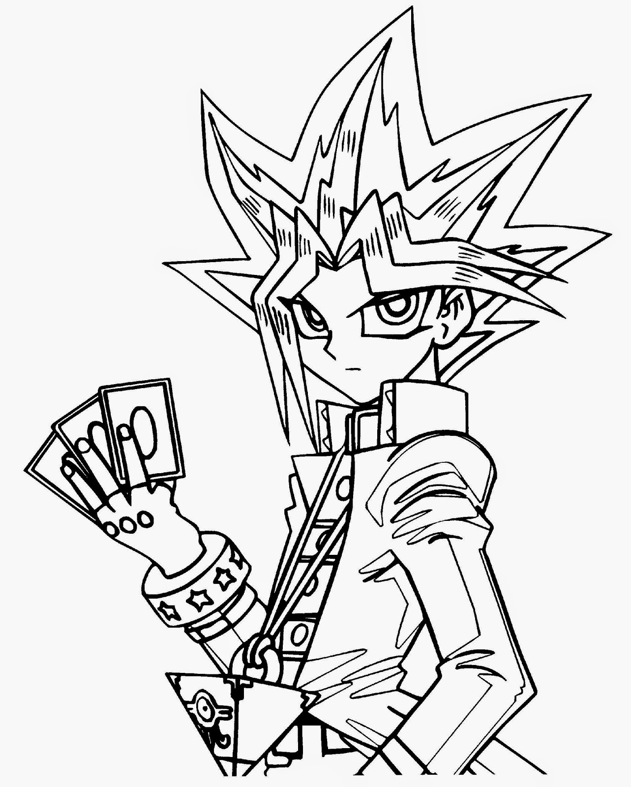 Página para colorir: Yu Gi Oh! (desenhos animados) #53106 - Páginas para Colorir Imprimíveis Gratuitamente