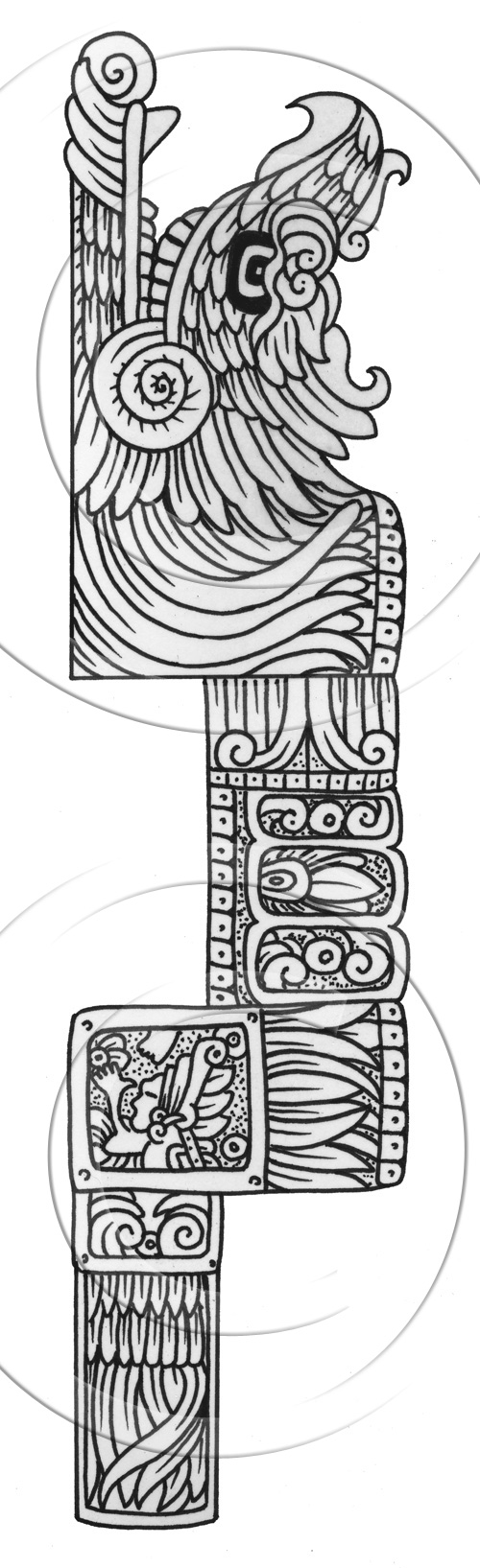 Página para colorir: mitologia asteca (deuses e deusas) #111557 - Páginas para Colorir Imprimíveis Gratuitamente