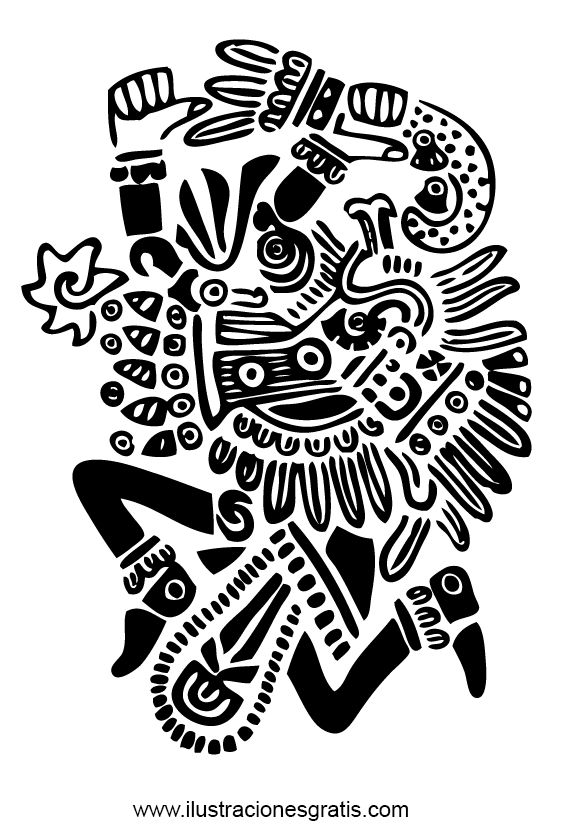 Página para colorir: mitologia asteca (deuses e deusas) #111607 - Páginas para Colorir Imprimíveis Gratuitamente