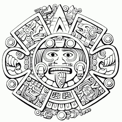 Página para colorir: mitologia asteca (deuses e deusas) #111714 - Páginas para Colorir Imprimíveis Gratuitamente