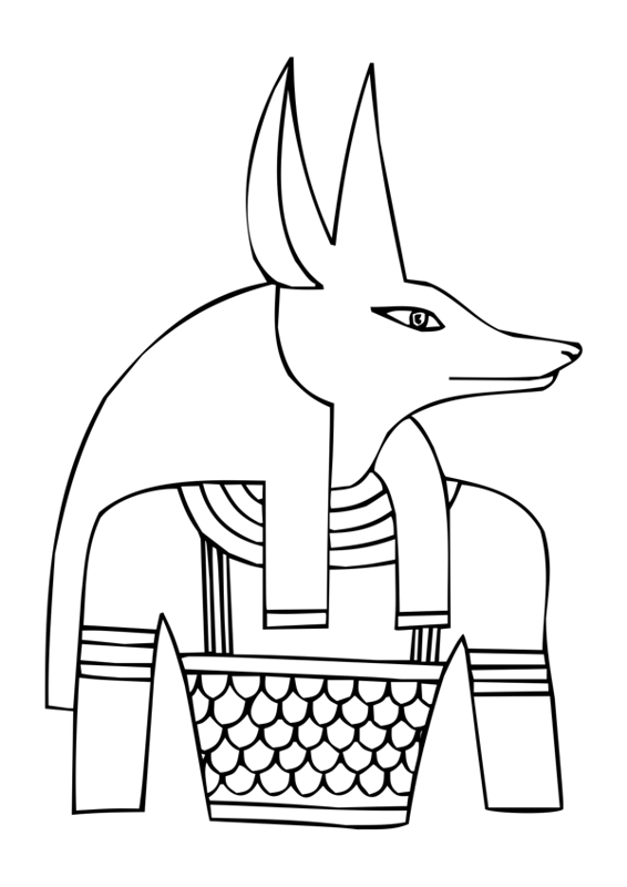 Página para colorir: mitologia egípcia (deuses e deusas) #111148 - Páginas para Colorir Imprimíveis Gratuitamente
