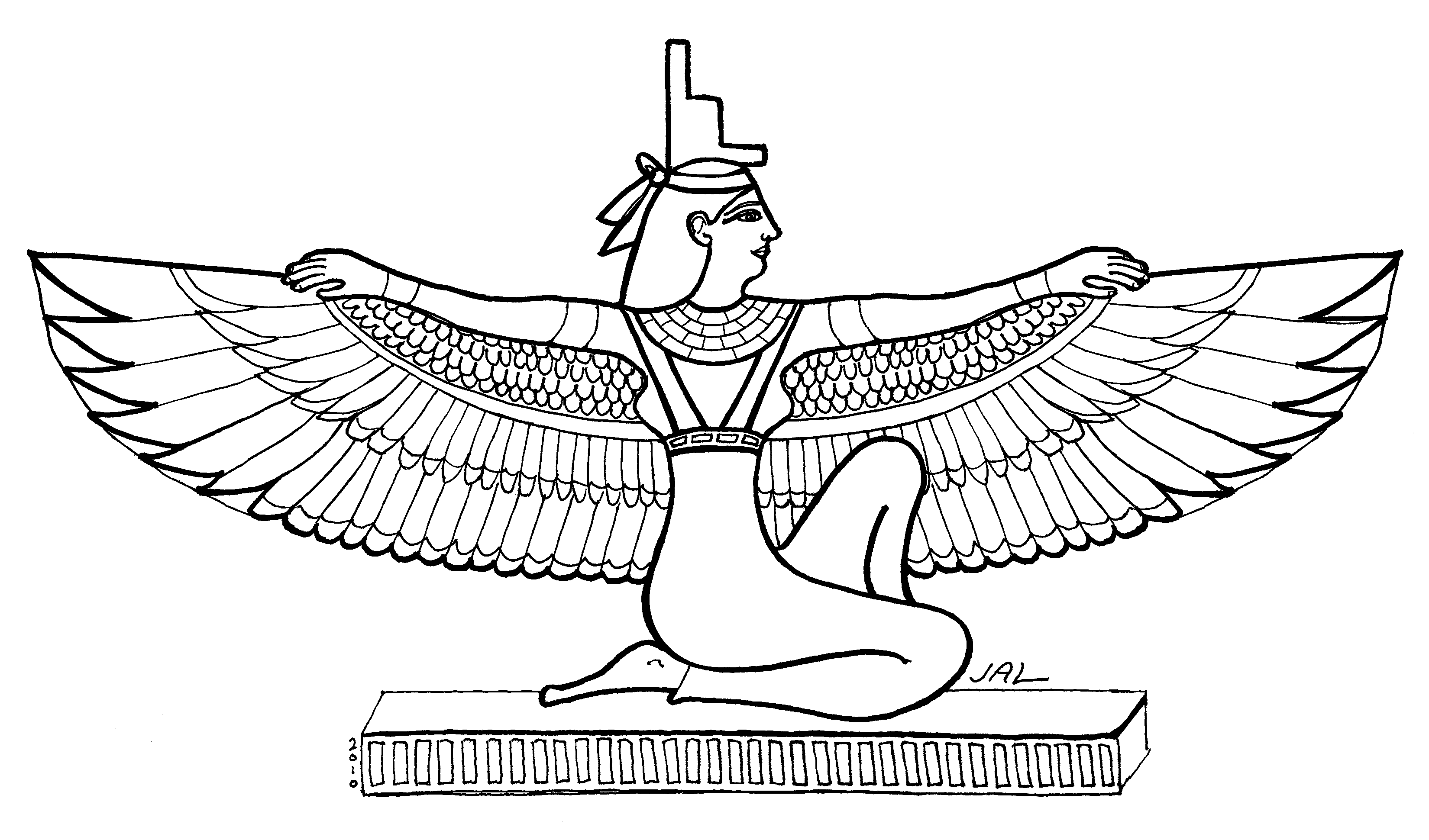 Página para colorir: mitologia egípcia (deuses e deusas) #111174 - Páginas para Colorir Imprimíveis Gratuitamente