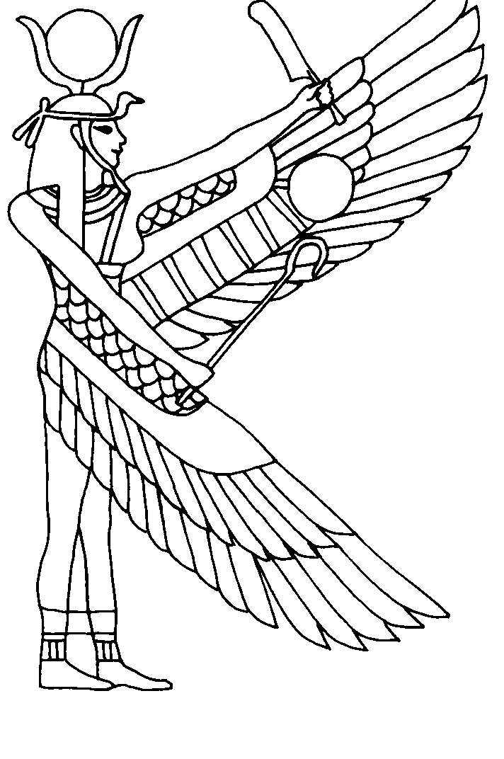 Página para colorir: mitologia egípcia (deuses e deusas) #111175 - Páginas para Colorir Imprimíveis Gratuitamente